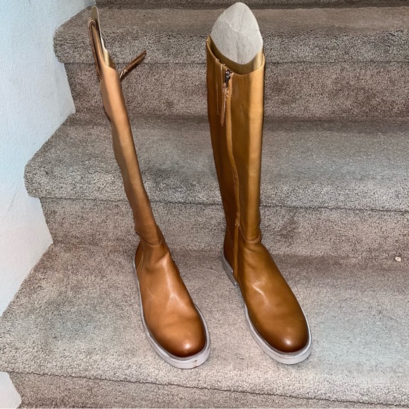 Sam Edelman Shoes - Brand new Sam Edelman Womens Fable Beige Knee-High Boots Shoes 8 & 8.5 M